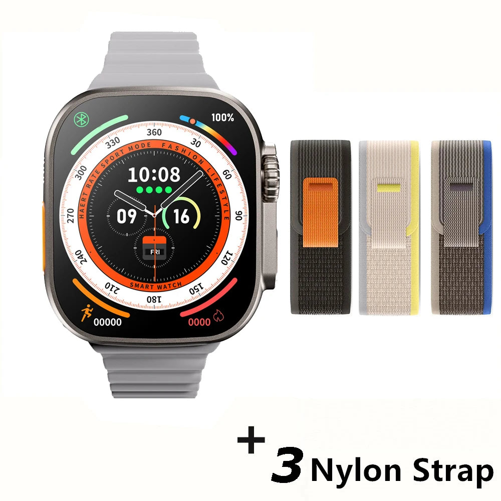 UltraPro MAX 10 – Smartwatch con Pantalla AMOLED & Carga Inalámbrica