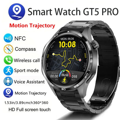 GT5 PRO Max – Smartwatch con Pantalla AMOLED & GPS Avanzado