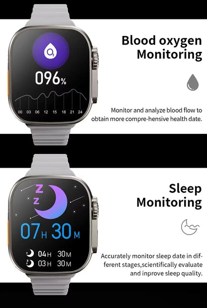UltraPro MAX 10 – Smartwatch con Pantalla AMOLED & Carga Inalámbrica