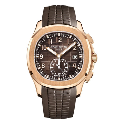 Specht & Söhne SportChrono – Reloj Deportivo con Correa de Goma & Cuarzo