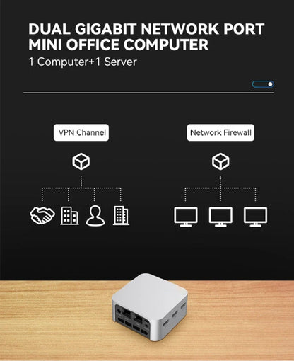 Mini PC FIREBAT T8 Pro Plus con Intel Celeron N5095/N100  DDR4/DDR5, 16GB RAM y SSD 512GB