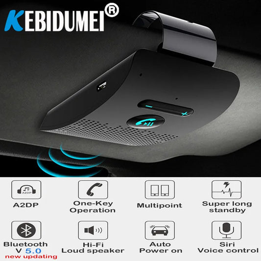 BlueDrive 5.0 – Kit Manos Libres con Audio HiFi & Cancelación de Ruido