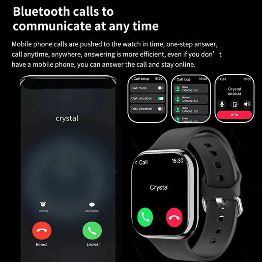 TitanWatch 9 – Smartwatch Deportivo con NFC, GPS & Control de Temperatura