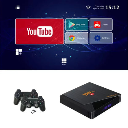 Android GameBox 4K – Consola de Juegos con 9000 Juegos & Sistema Dual