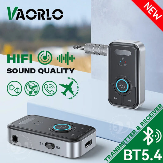 BlueLink 5.4 – Adaptador Bluetooth con Audio HiFi & Mic para Llamadas