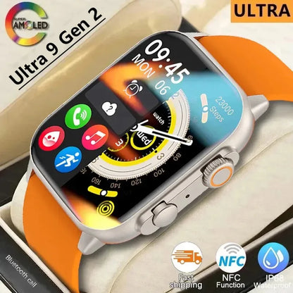 UltraPro MAX 10 – Smartwatch con Pantalla AMOLED & Carga Inalámbrica