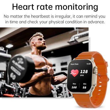 LAXASFIT T900Ultra Pro – Smartwatch con Bluetooth & Monitor de Frecuencia Cardíaca