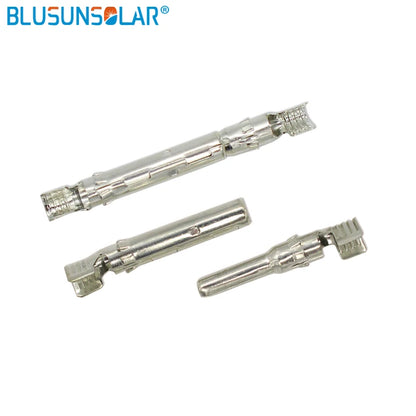Set de 10/50/100 Pines de Conector Solar PV – Terminal Macho y Hembra para Cable de 1000V-1500V (2.5mm~6.0mm)