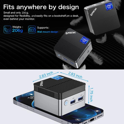 Mini PC GMKtec KB5 con Intel Celeron N5105  Windows 11 Pro, 8GB RAM y 128GB ROM