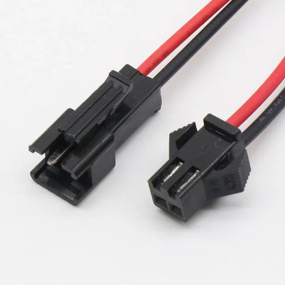 Set de 10 Pares JST SM 2 Pines – Conector Macho y Hembra para Tiras LED, Cable Pigtail de 15CM