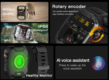 TitanWatch Outdoor – Smartwatch con GPS & Monitor de Salud