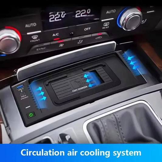 AudiCharge Pro – Cargador Inalámbrico para Audi A6/A7 con Carga Rápida