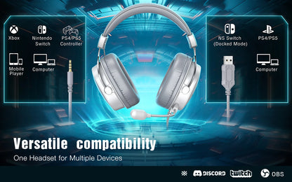 FIFINE GameMaster – Auriculares Gaming con Sonido Envolvente 7.1