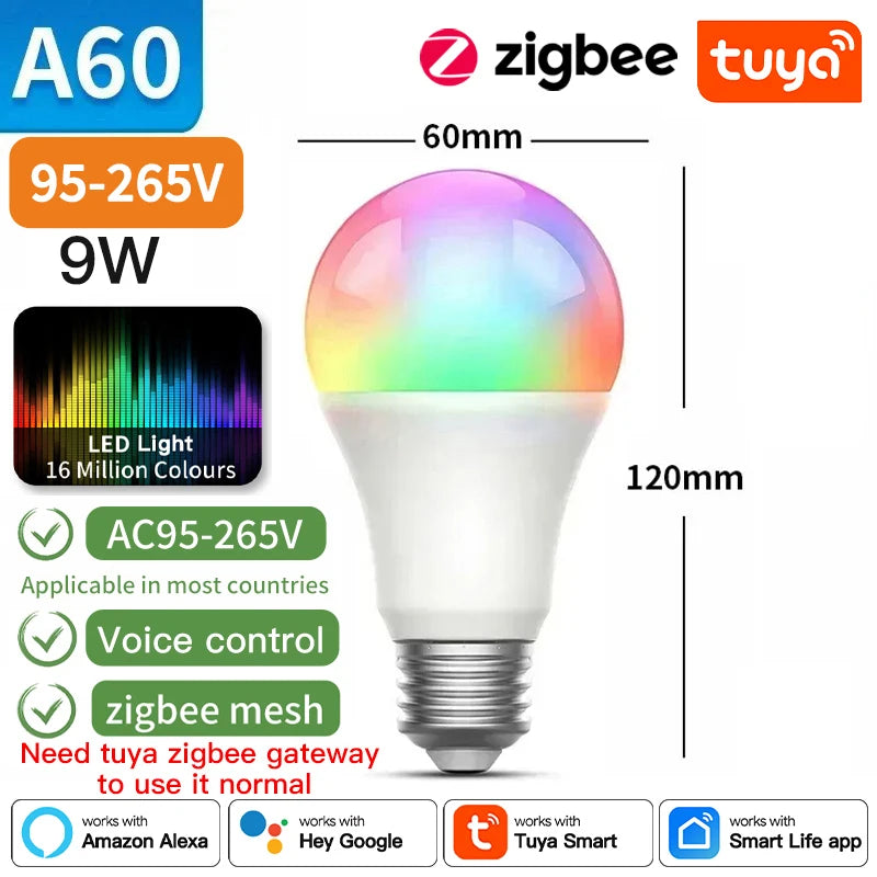 TNCE SmartGlow – Bombilla LED RGB con Bluetooth & WiFi