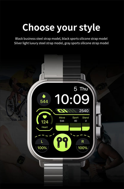 TitanSync 2X – Smartwatch con Auriculares Integrados & GPS