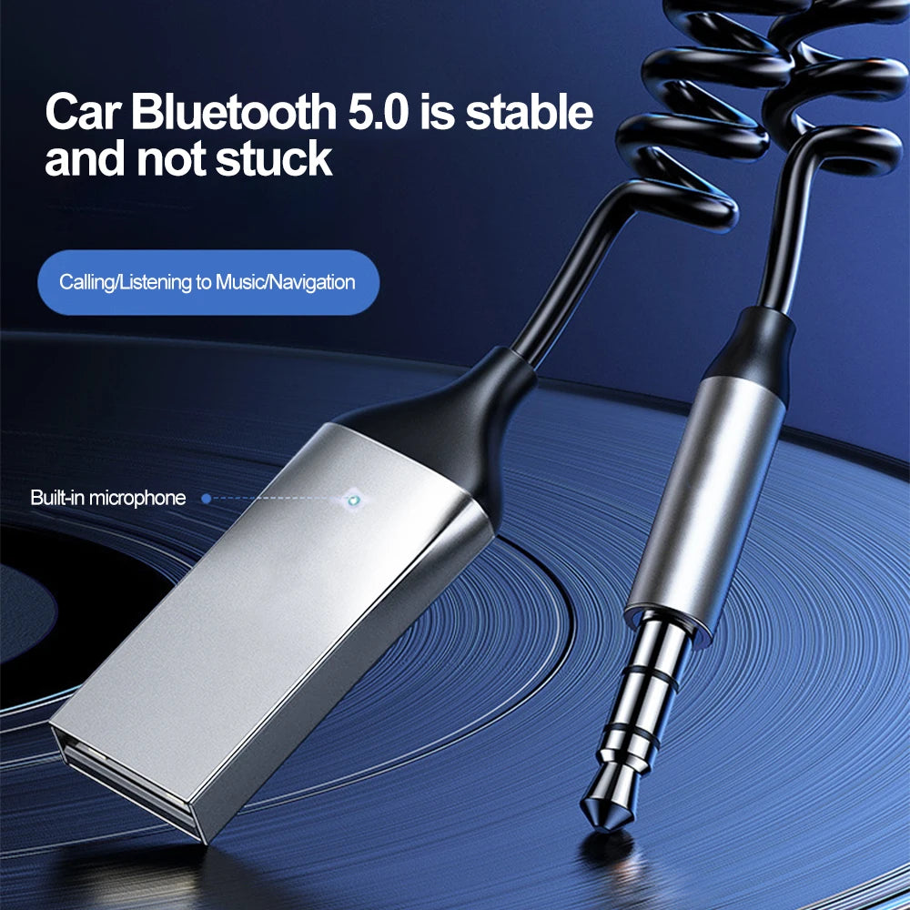 BlueLink 5.0 – Transmisor & Receptor Bluetooth con Audio AUX 3.5mm