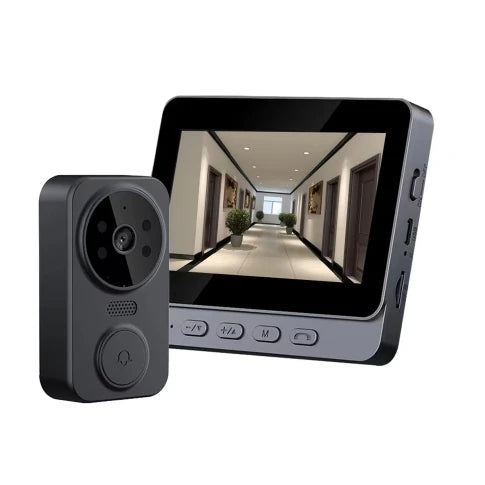 - Video Timbre WiFi Tuya – Cámara Inalámbrica de Seguridad, Compatible con Alexa & Google, Alimentación DC/AC/Batería
