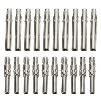 Set de 10/50/100 Pines de Conector Solar PV – Terminal Macho y Hembra para Cable de 1000V-1500V (2.5mm~6.0mm)